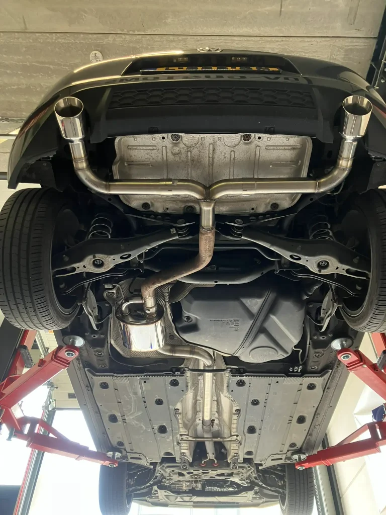 Golf 7 dubbele uitlaten