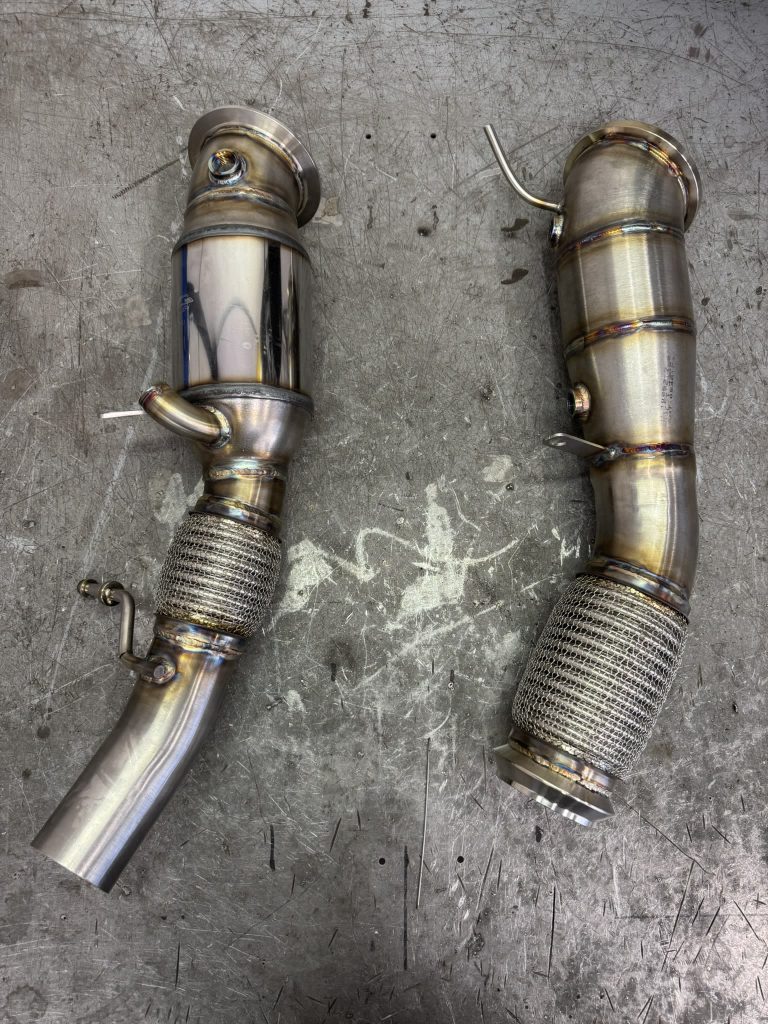 Handgemaakte RVS downpipes